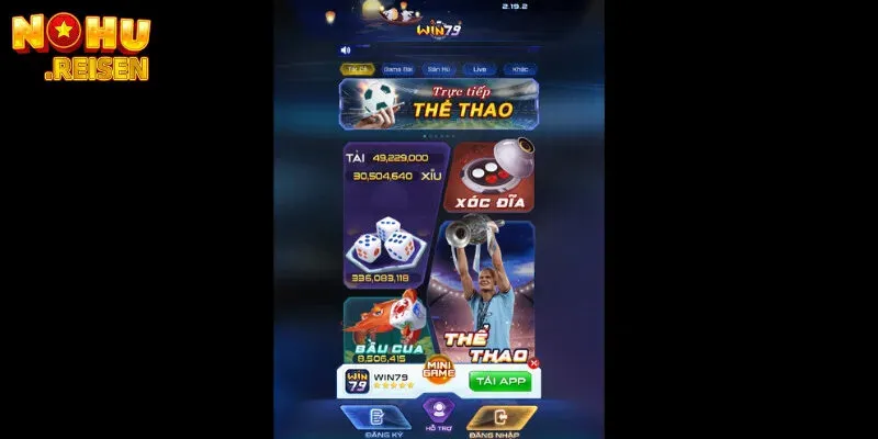 Tải Win79 về điện thoại IOS, Android